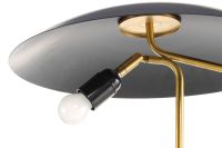 Tischlampe Kayani 125 Schwarz / Gold / Schwarz
