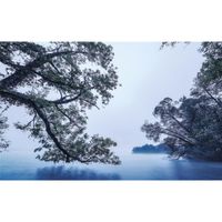 Vlies Fototapete - Blue Waters - Größe 400 x 250 cm