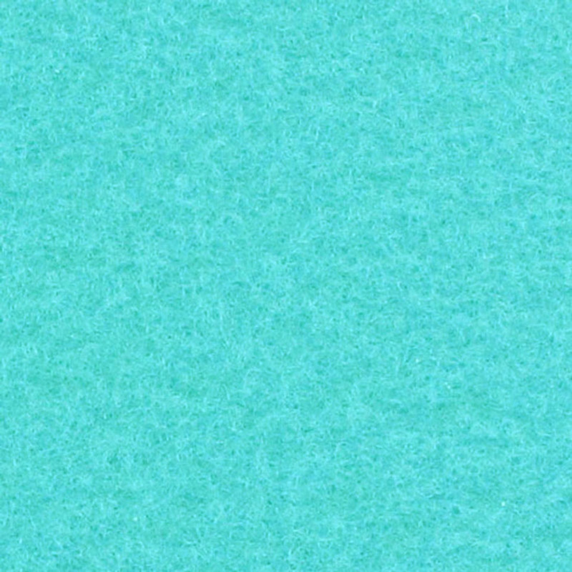 Messeboden Flacher-Nadelvlies EXPOSTYLE Turquoise 0924 mit Schutzfolie  - Rollenbreite 200 cm