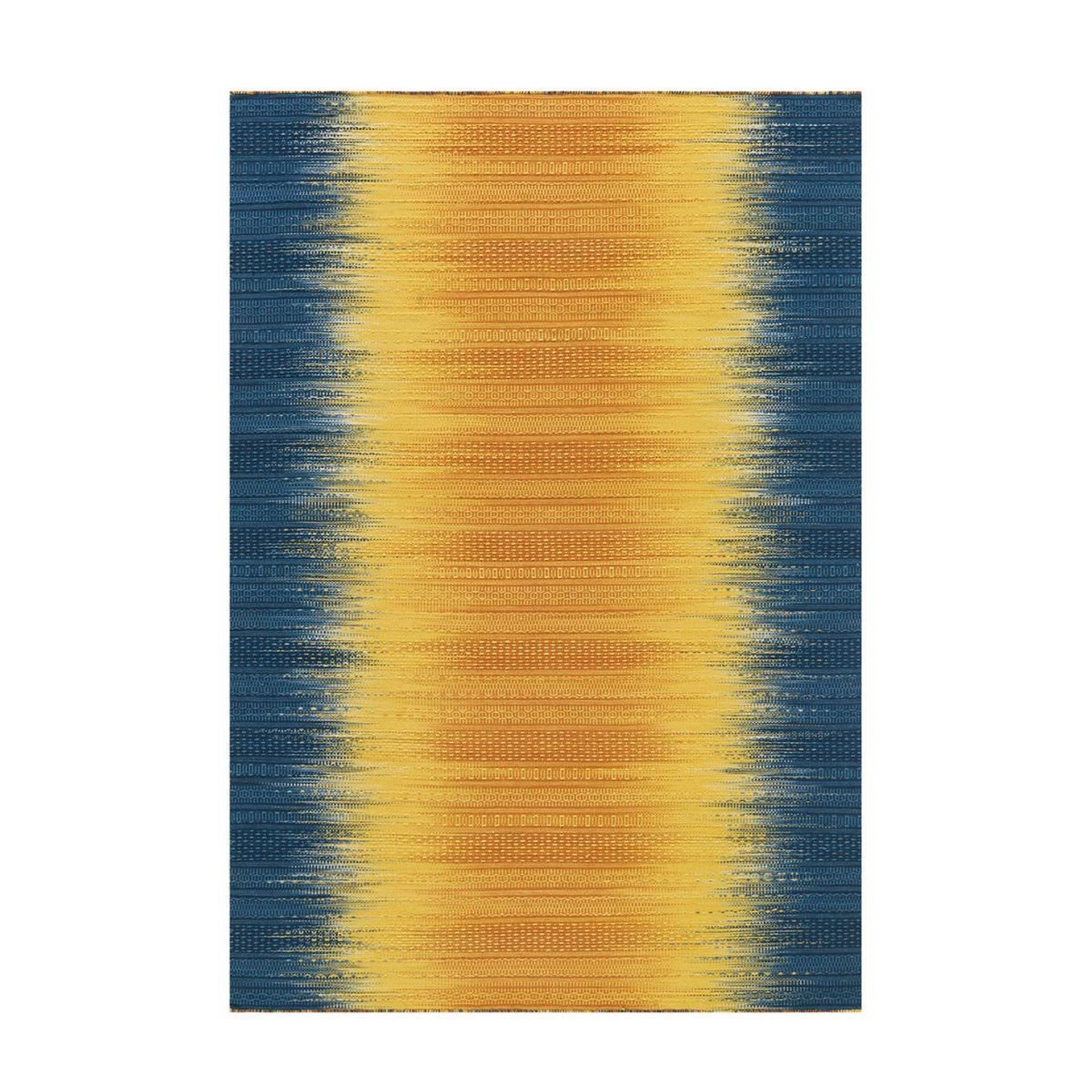Teppich Sunset 8070 Gelb / Blau 170 cm x 240 cm