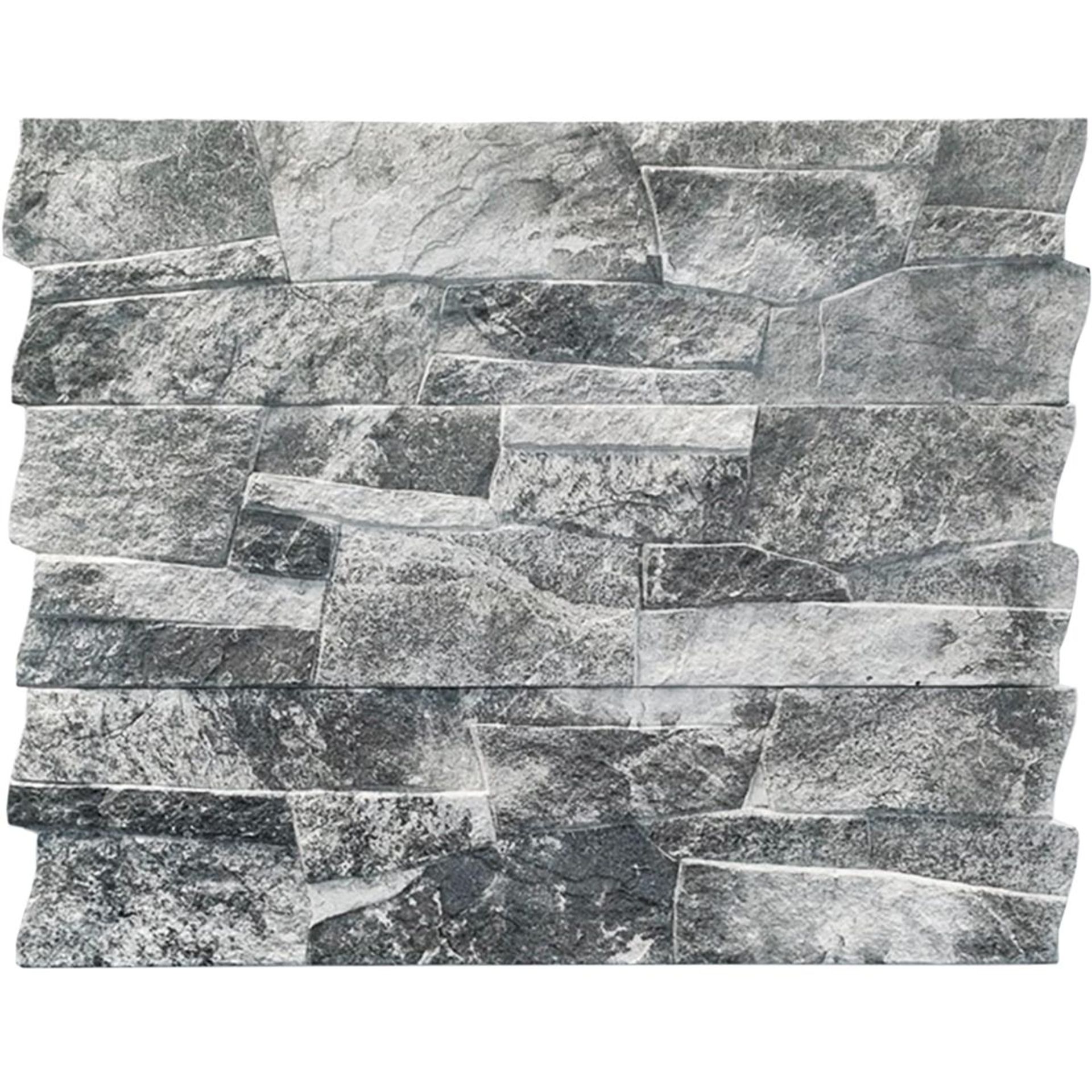 Wandelemente aus Stein und Keramik NSE MAVAT GREY Grau 13,8 cm x 54 cm