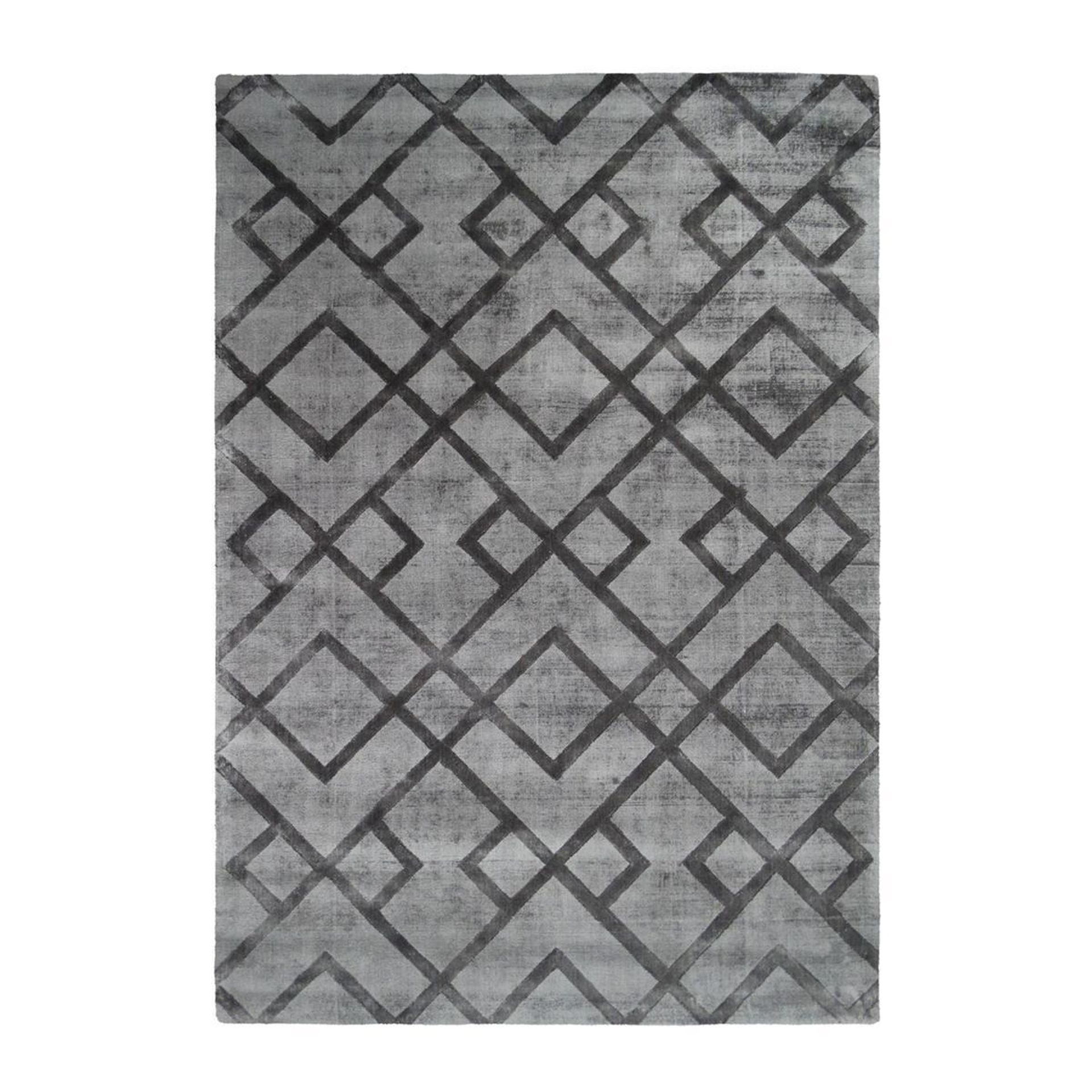 Teppich Luxury 310 Grau / Anthrazit 80 cm x 150 cm