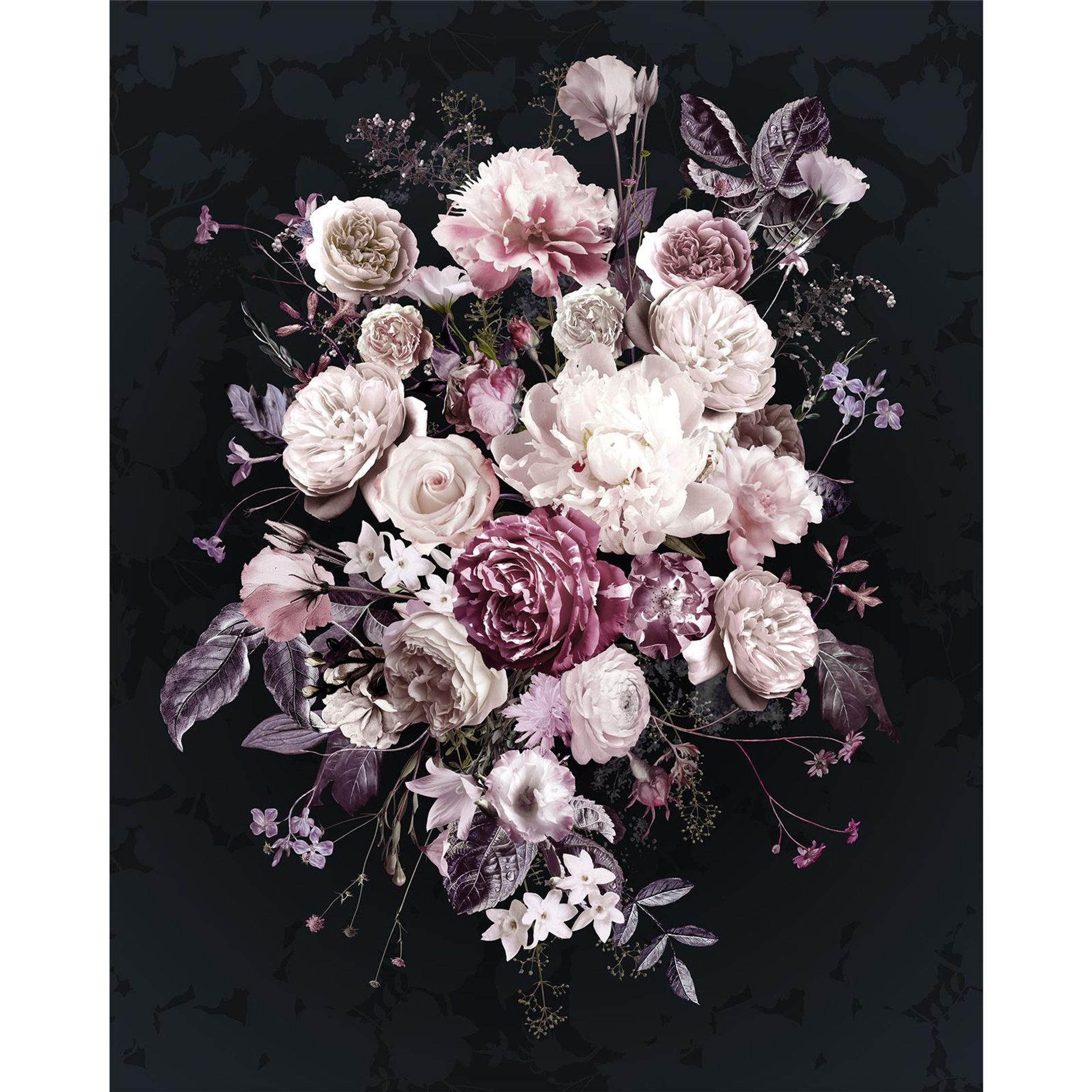 Vlies Fototapete - Bouquet Noir  - Größe 200 x 250 cm