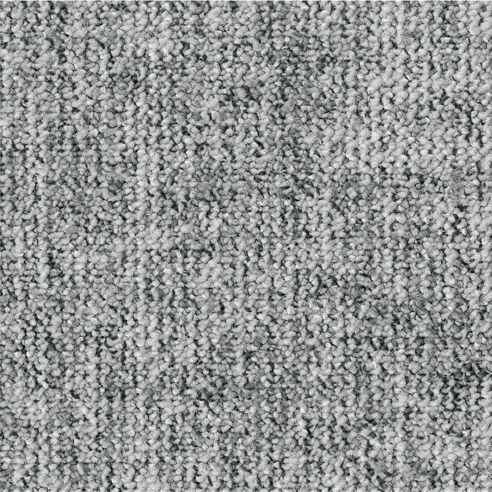 Teppichfliesen 50 x 50 cm Schlinge strukturiert Linon AA83 9508-V B8 Grau Textur