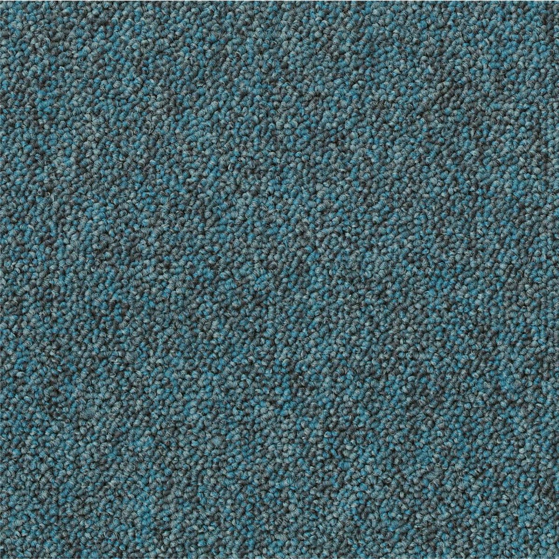 Teppichfliesen 50 x 50 cm Schlinge Stratos A138 8213 Blau Allover