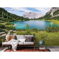 Vlies Fototapete - Paradise Lake - Größe 400 x 250 cm