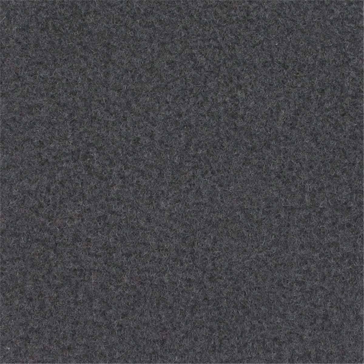 Messeboden Velours EXPOLUXE Dark Grey 9515 mit Schutzfolie  - Rollenbreite 200 cm