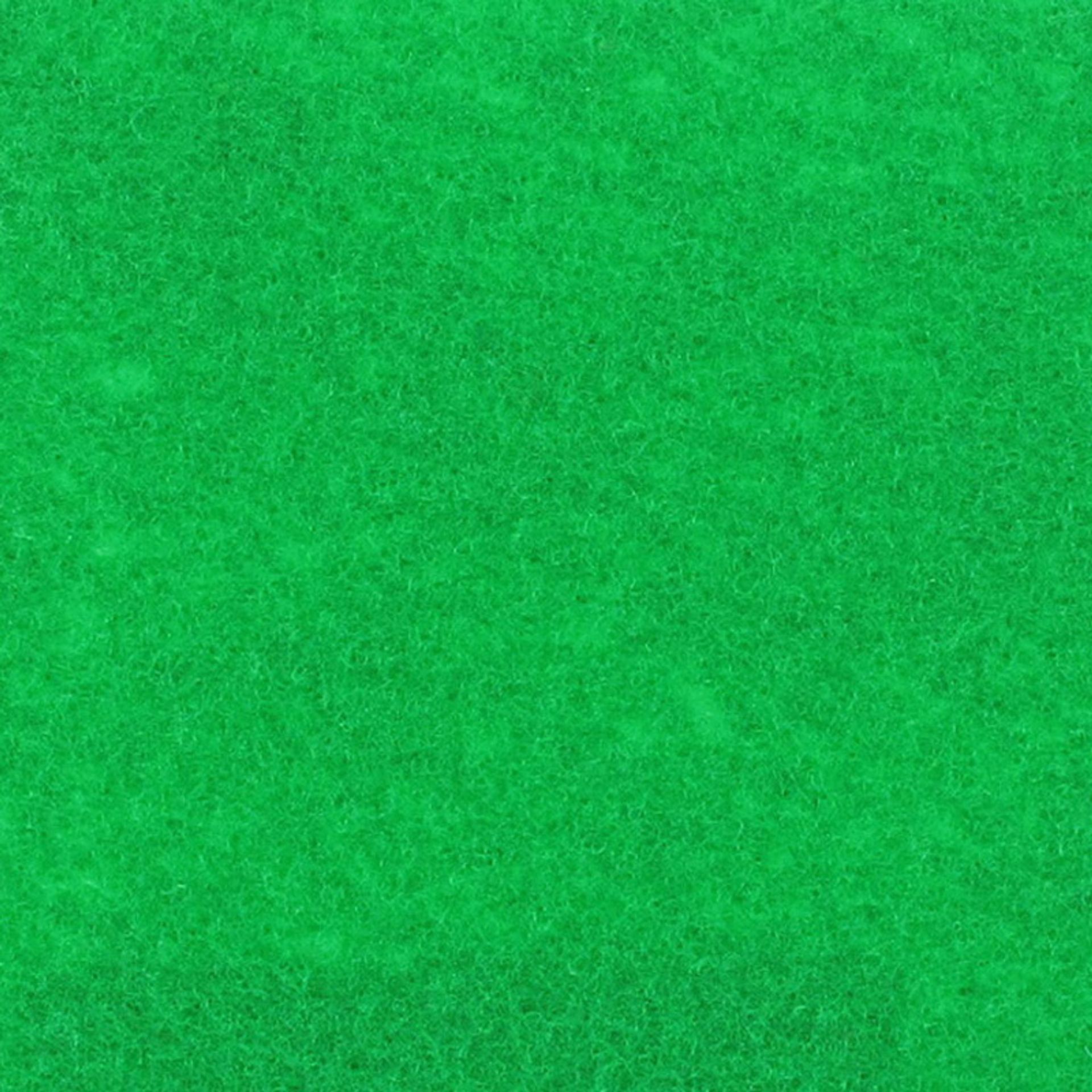 Messeboden Flacher-Nadelvlies EXPOSTYLE Apple Green 0961 mit Schutzfolie  - Rollenbreite 200 cm