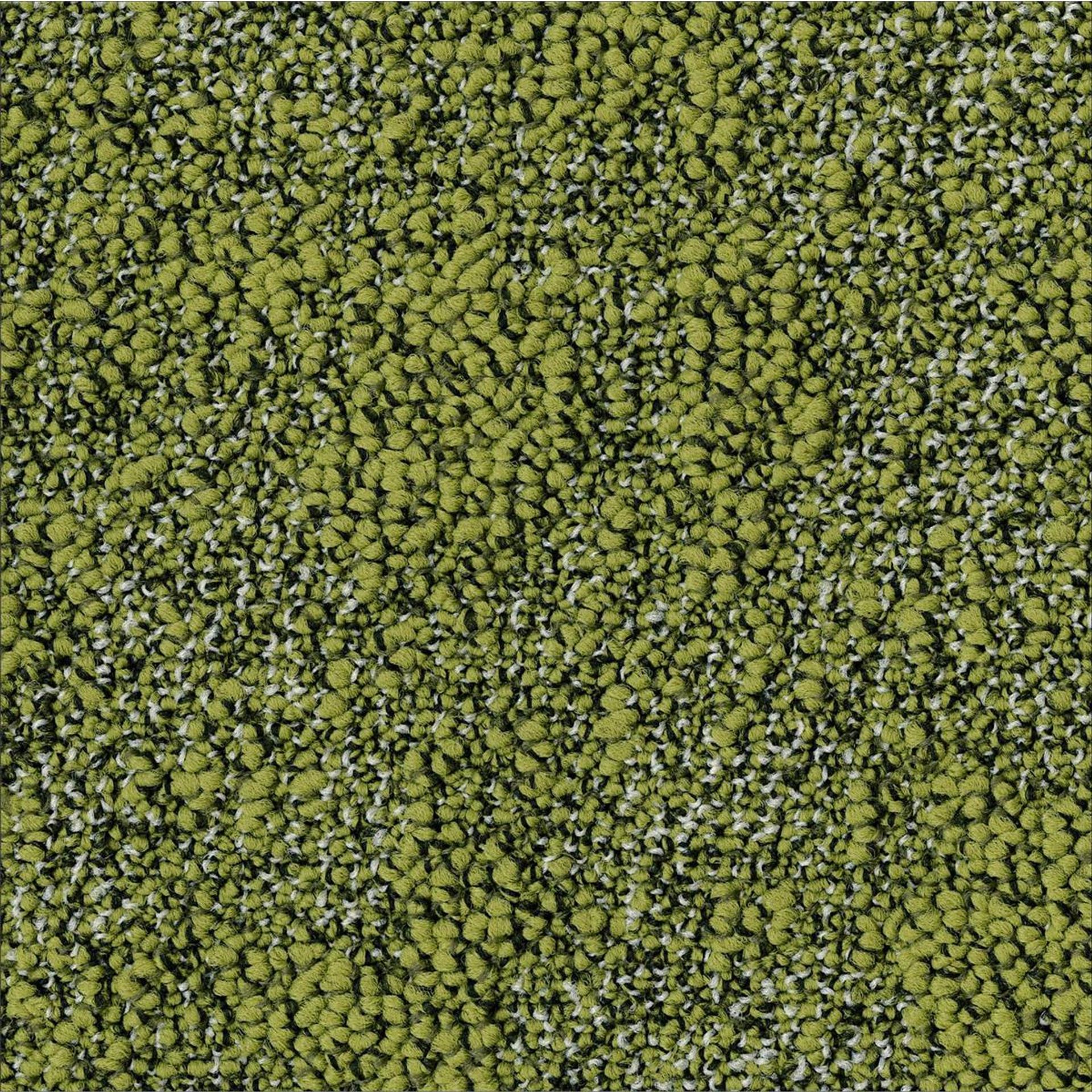 Teppichfliese 50 x 50 cm Schlinge strukturiert Desso Granite AA88 7021 Grün Organisch