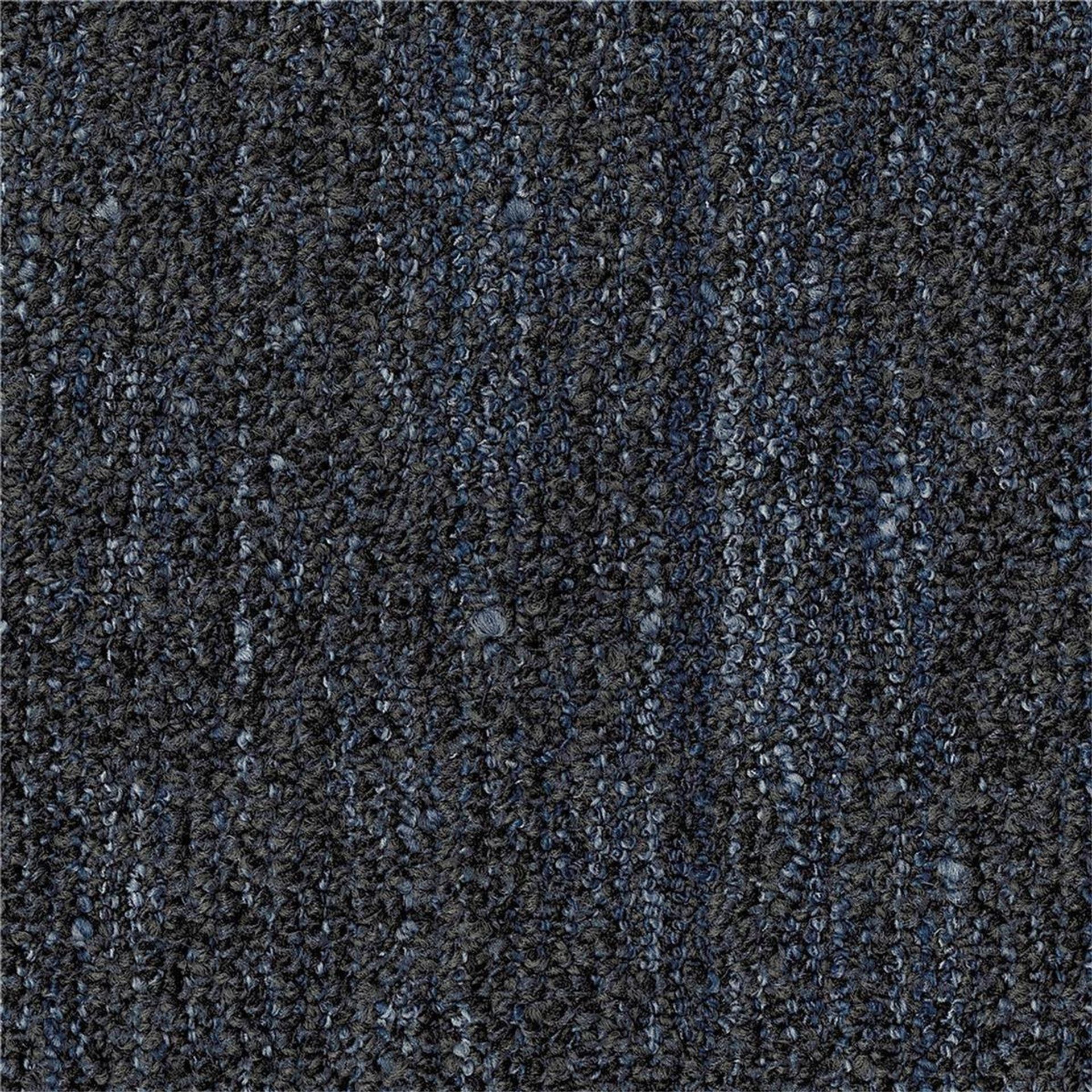 Teppichfliesen 50 x 50 cm Schlinge strukturiert Jeans Original AA27 8902 Blau Textur