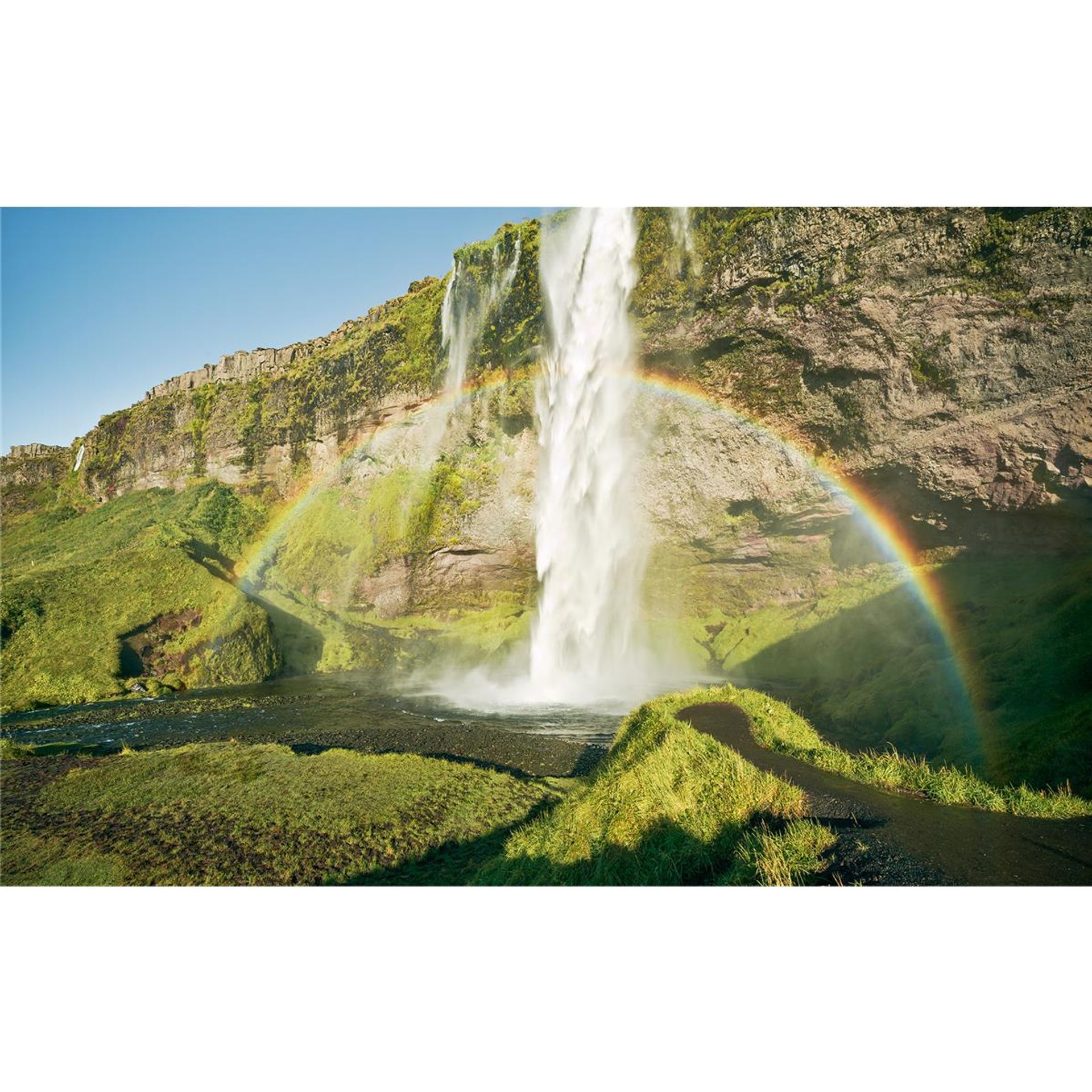 Vlies Fototapete - Power of Iceland - Größe 450 x 280 cm