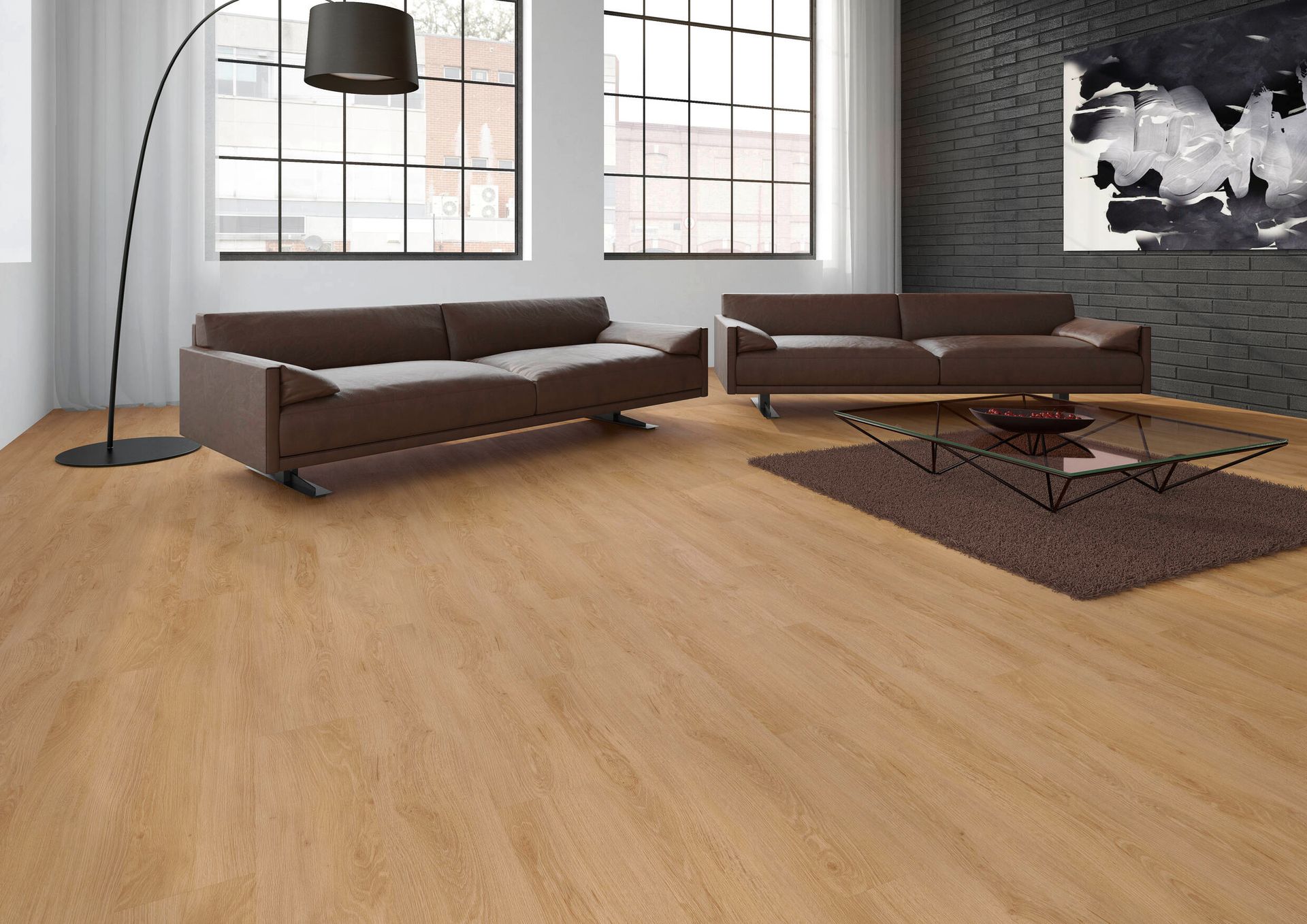 Designboden Dryback 2854 Fresh Oak - Planke 18,42 cm x 121,92 cm - Nutzschichtdicke 0,4 mm