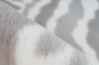 Teppich Rabbit Animal 400 Grau / Weiß 160 cm x 230 cm