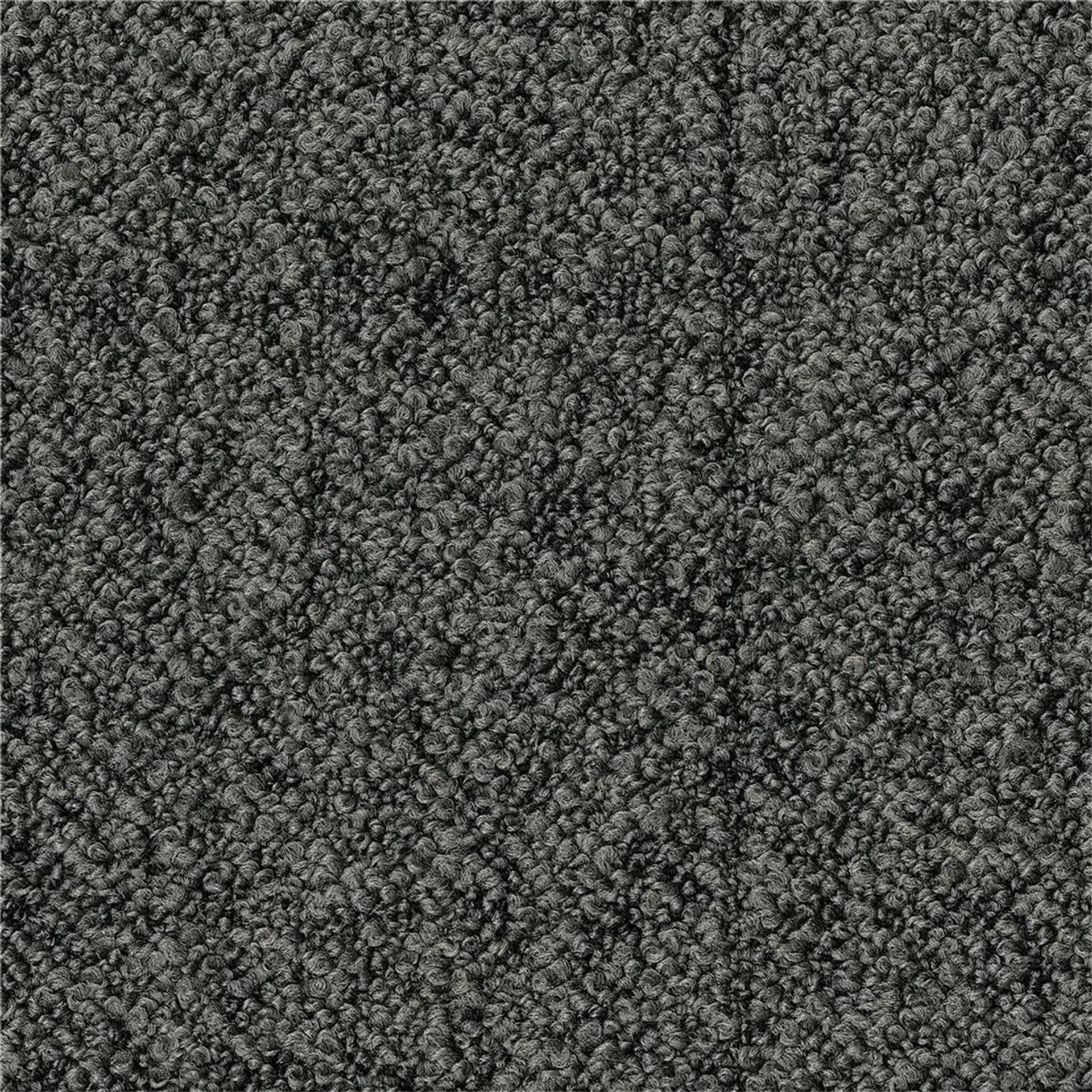 Teppichfliesen 50 x 50 cm Schlinge Iconic AA23 9975 Grau Textur