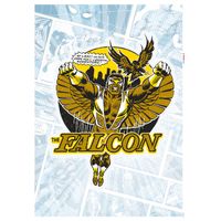 Wandtattoo - Falcon Gold Comic Classic  - Größe 50 x 70 cm