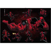 Wandtattoo - Deadpool Posing  - Größe 100 x 70 cm