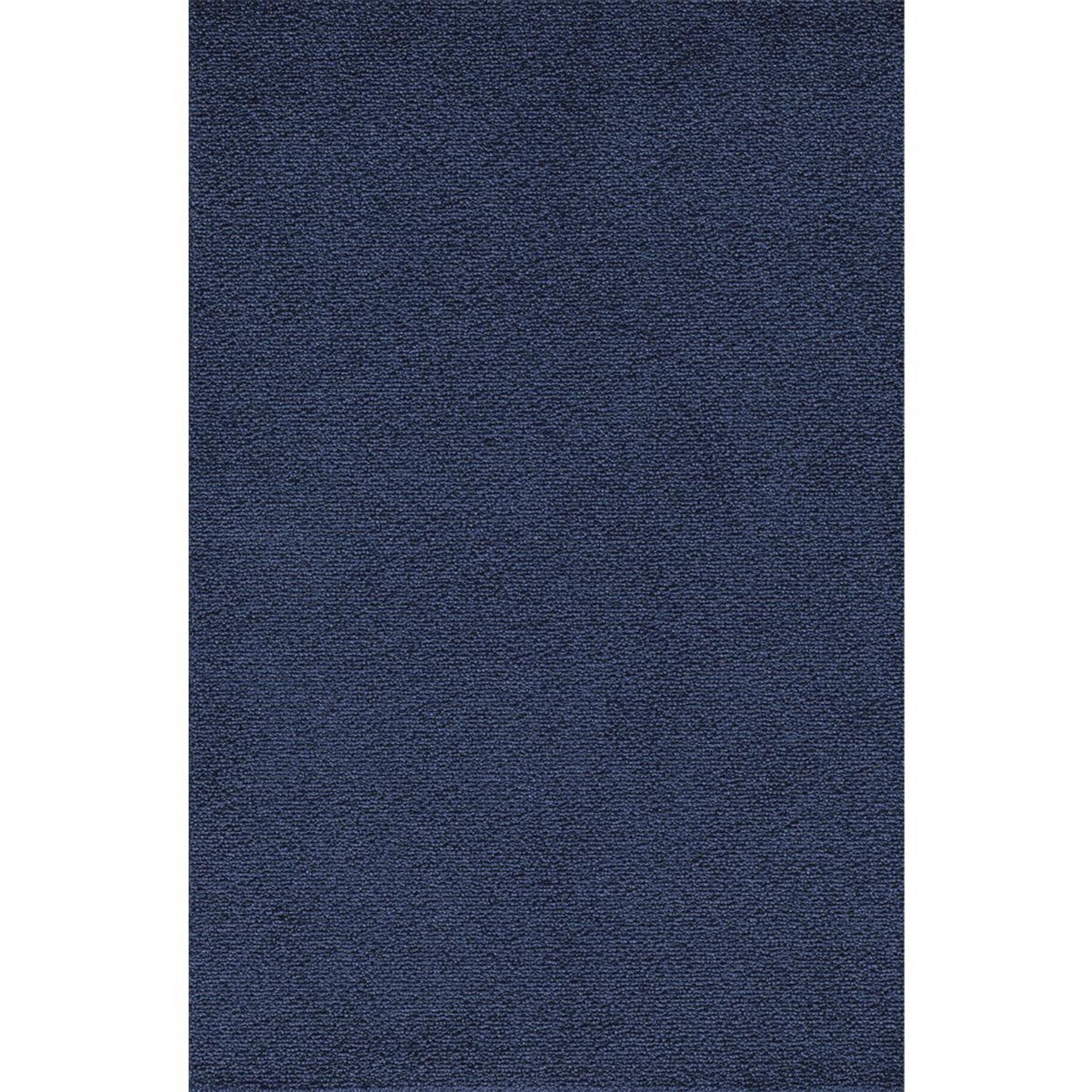 Teppichboden Vorwerk Passion 1075 VENUS Velours Blau 3R36 - Rollenbreite 500 cm