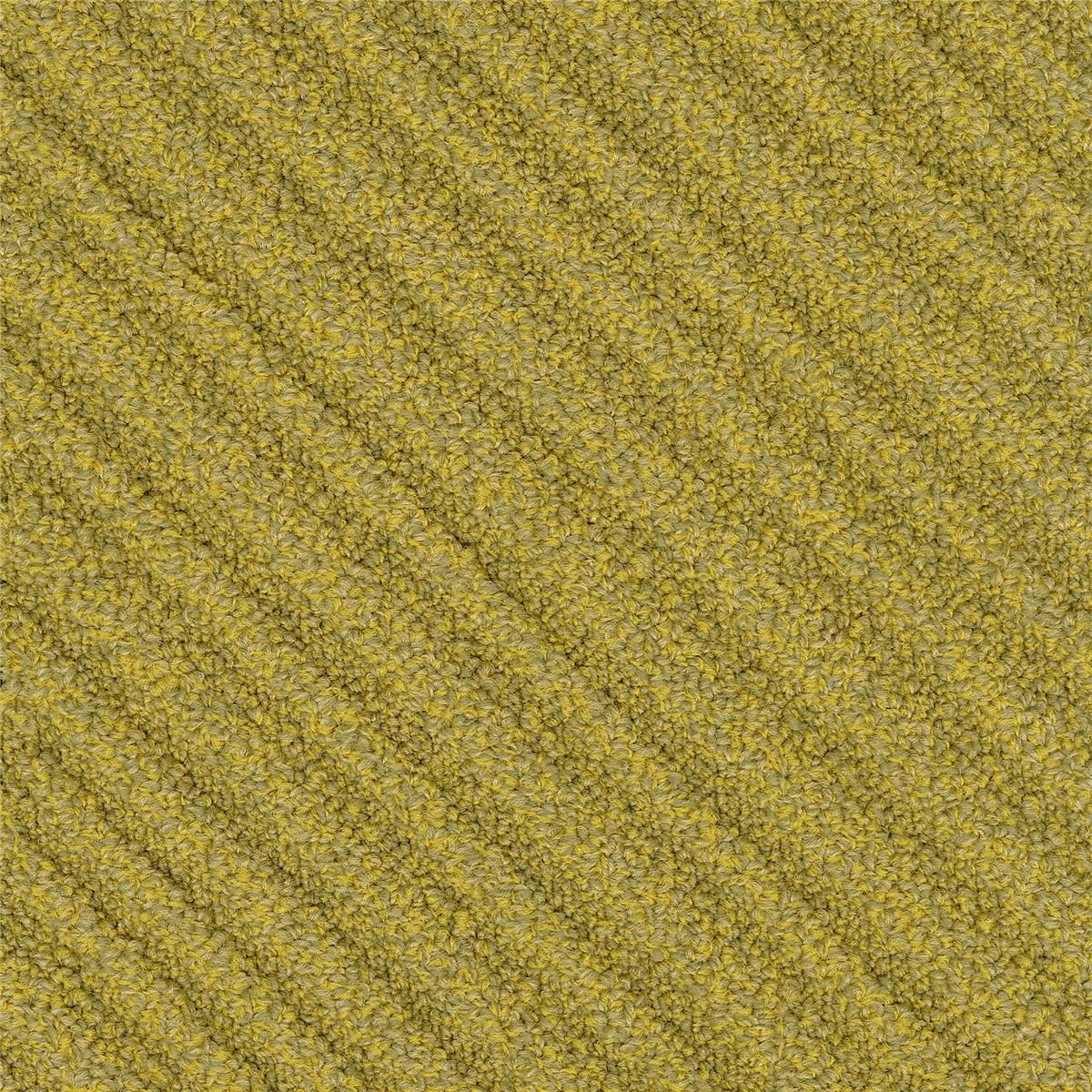 Teppichfliesen 25 x 100 cm Schlinge strukturiert Traverse B968 6214 Gelb Linear