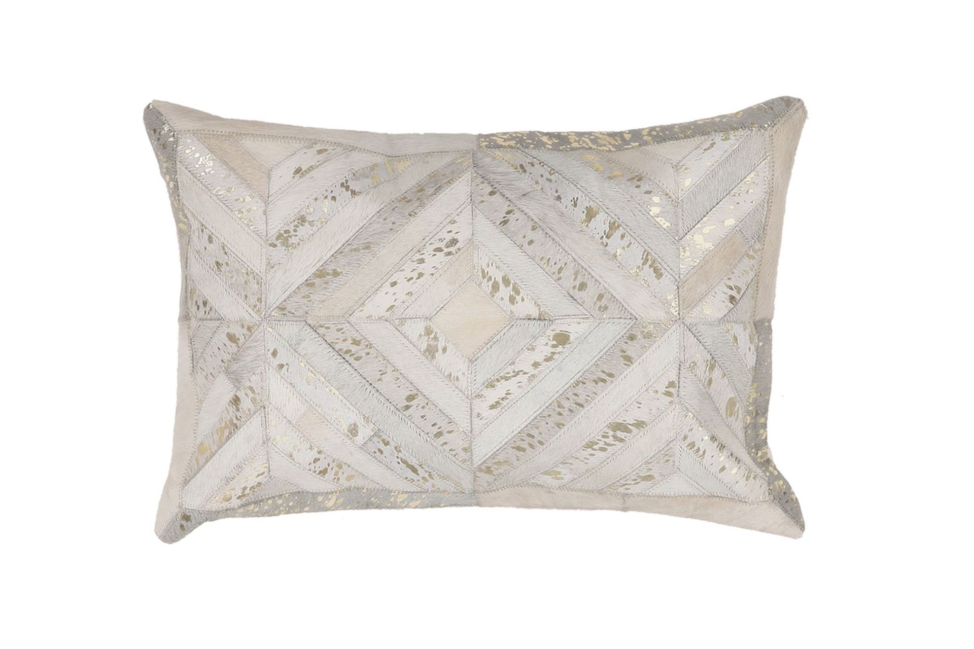 Kissen (gefüllt) Spark Pillow 410 Elfenbein / Gold 40 cm x 60 cm