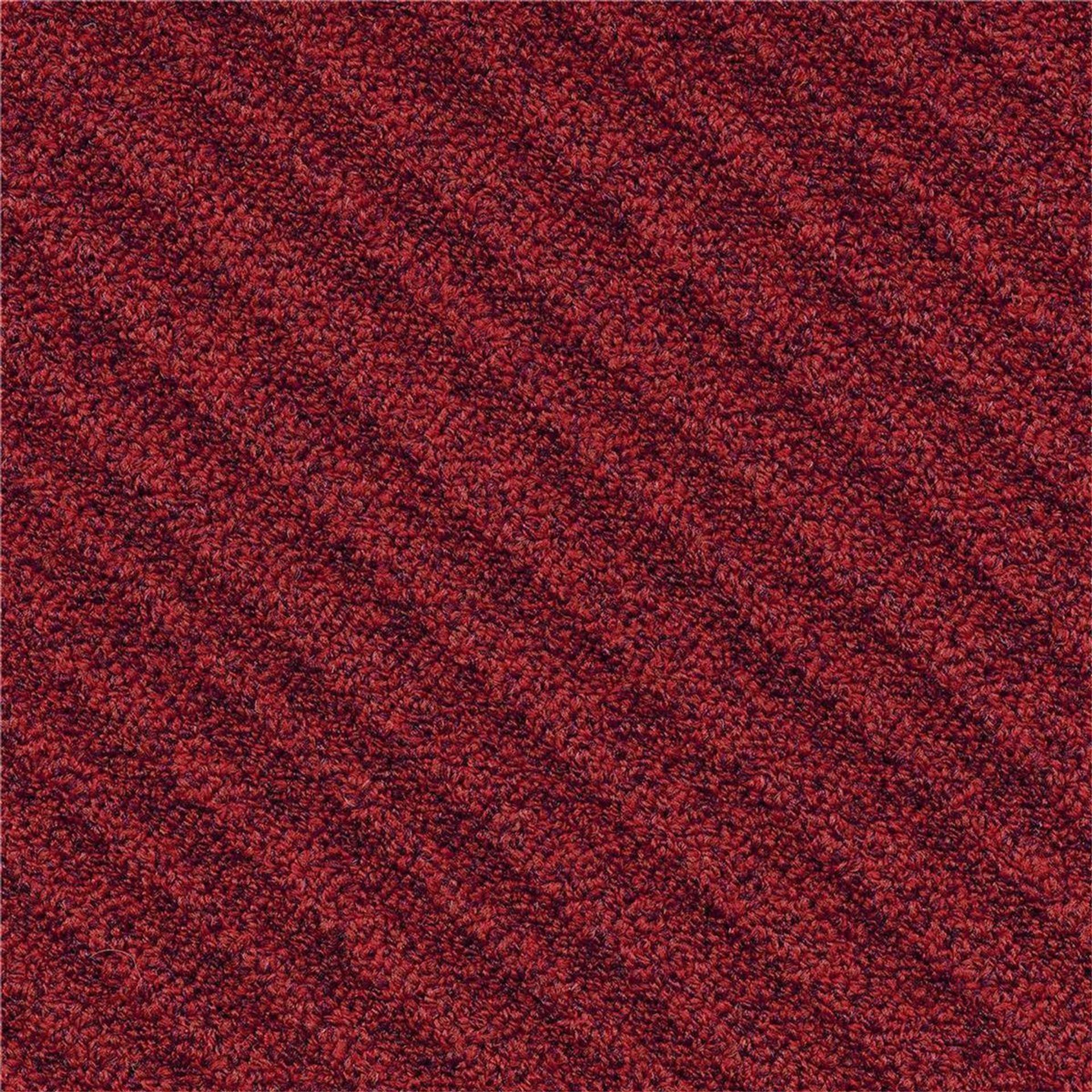 Teppichfliesen 25 x 100 cm Schlinge strukturiert Traverse B968 4207 Rot Linear