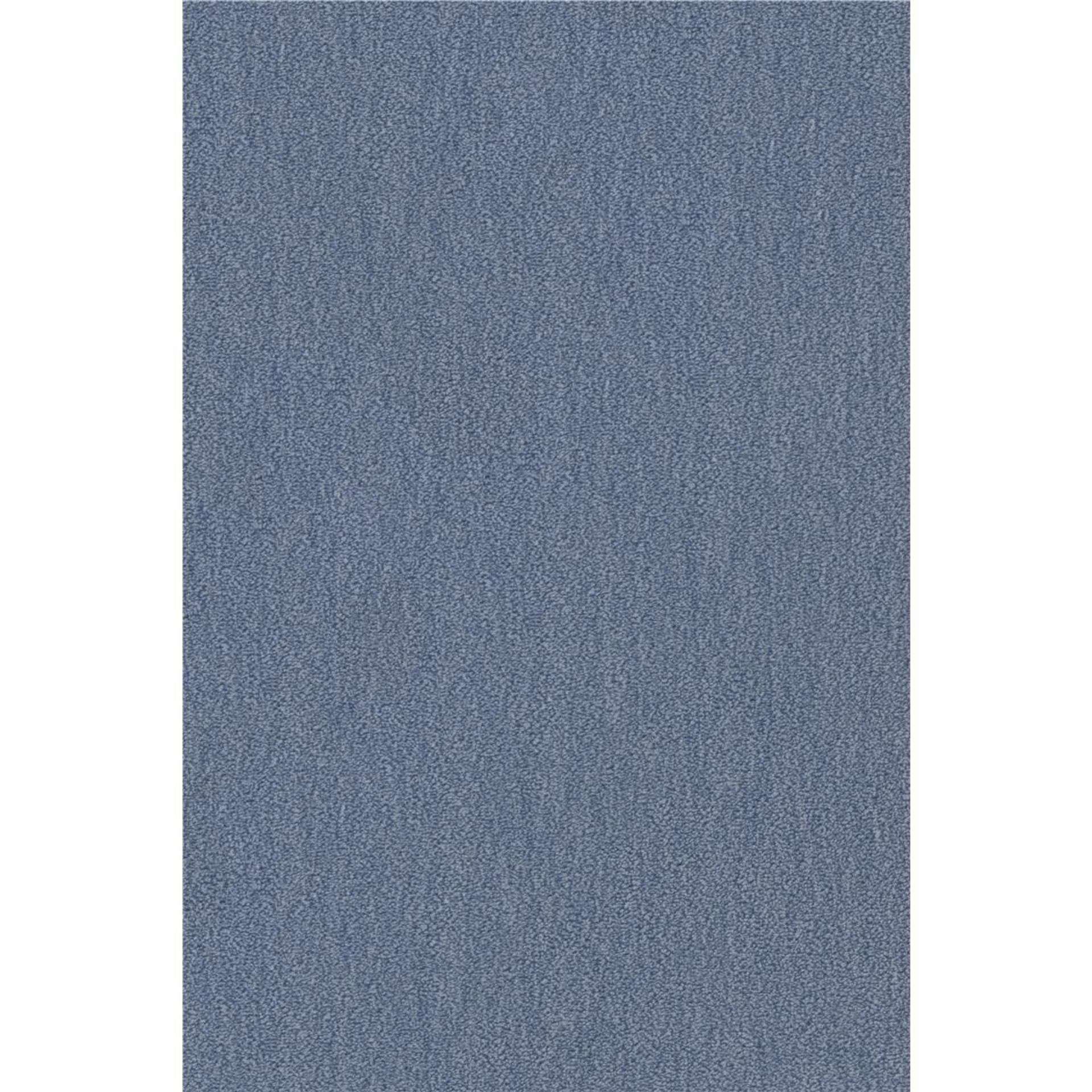 Teppichboden Vorwerk Passion 1002 NUTRIA MELANGE Velours Blau 3R13 - Rollenbreite 500 cm