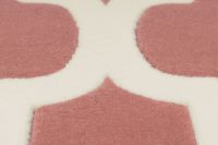 Teppich Manolya 2097 Rosa / Elfenbein 80 cm x 150 cm