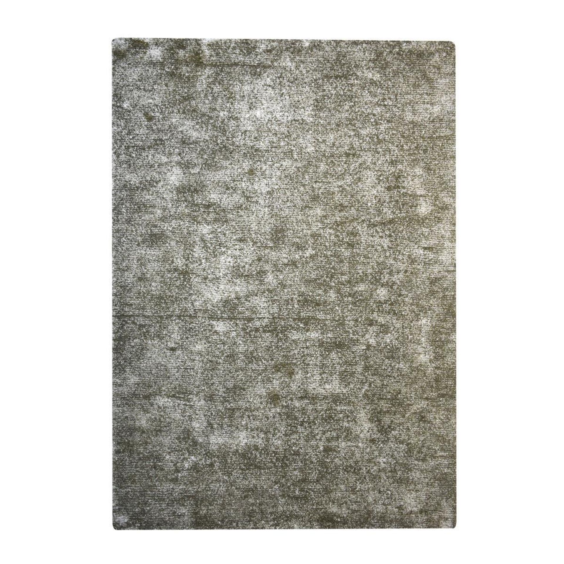 Teppich Etna 110 Silber / Oliv 120 cm x 170 cm