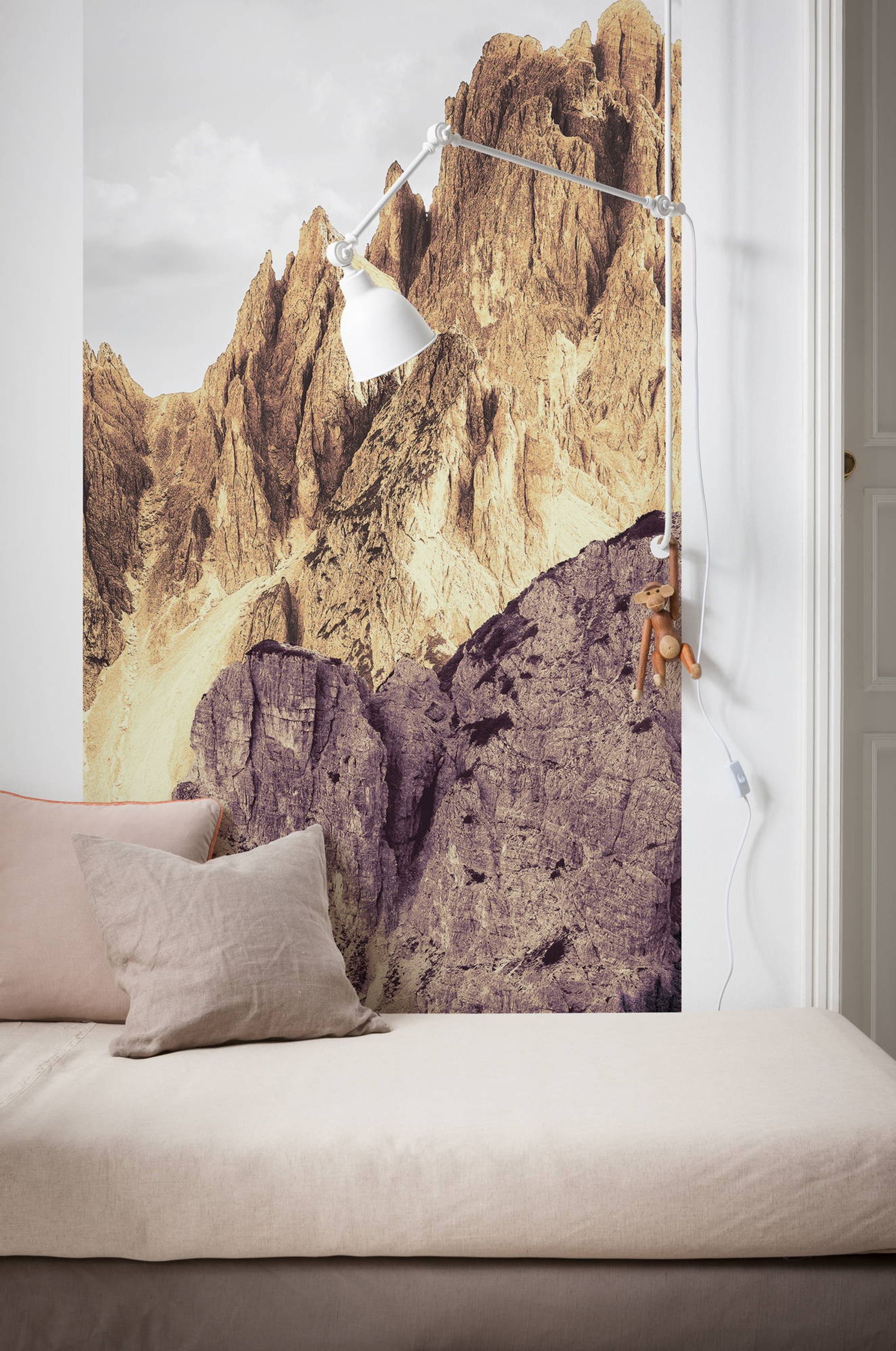 Vlies Fototapete - Peaks Color Panel - Größe 100 x 250 cm