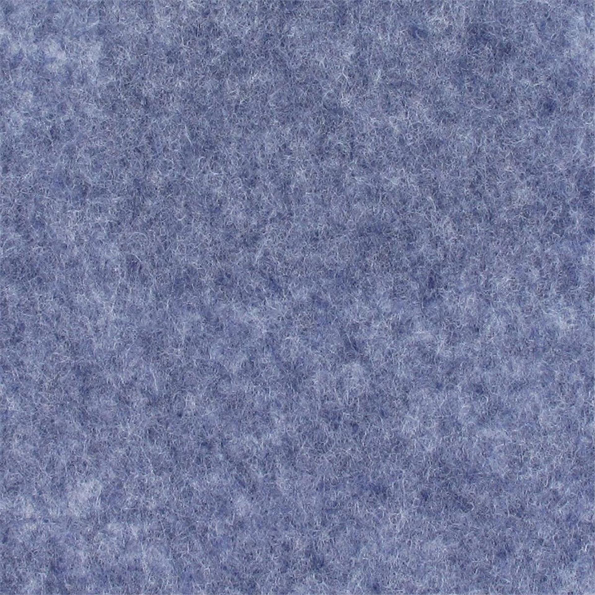 Messeboden Flacher-Nadelvlies EXPOSTYLE Blue Jeans 0024 mit Schutzfolie  - Rollenbreite 200 cm