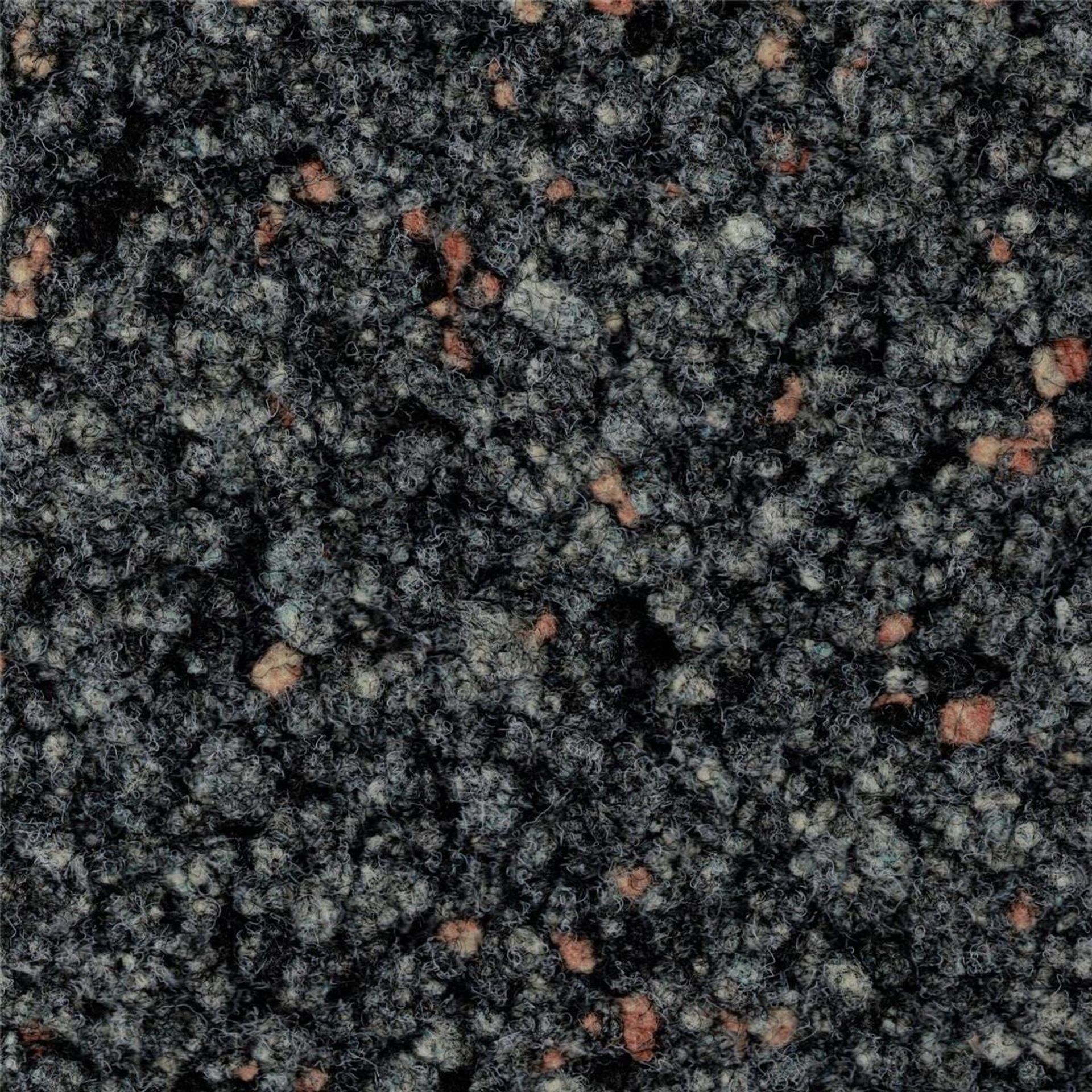 Teppichboden Fabromont Kugelgarn Resista COLORpunkt Antistatisch Carbon 207 - Rollenbreite 200 cm