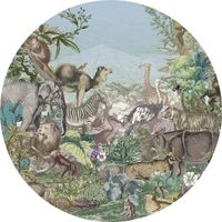 Selbstklebende Vlies Fototapete/Wandtattoo - Animal Kingdom - Größe 125 x 125 cm