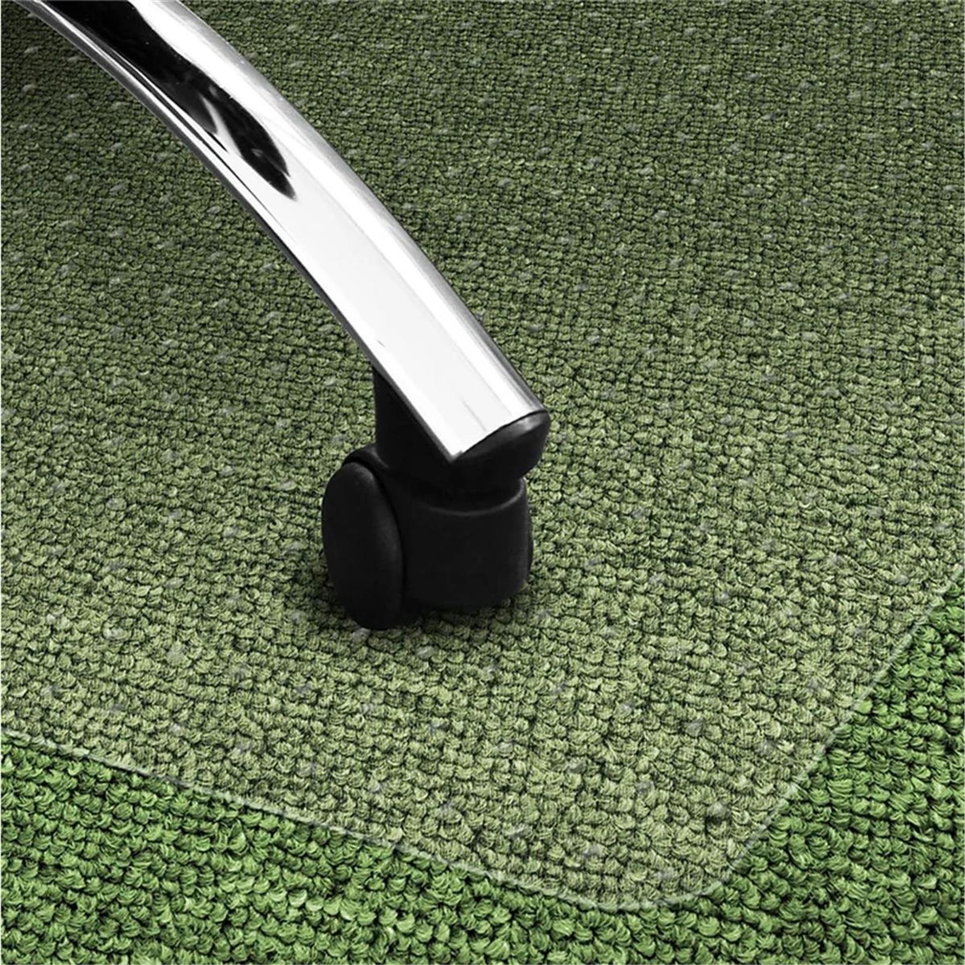 Bodenschutzmatte für Teppichboden mit Noppen quadratisch 150 cm x 150 cm