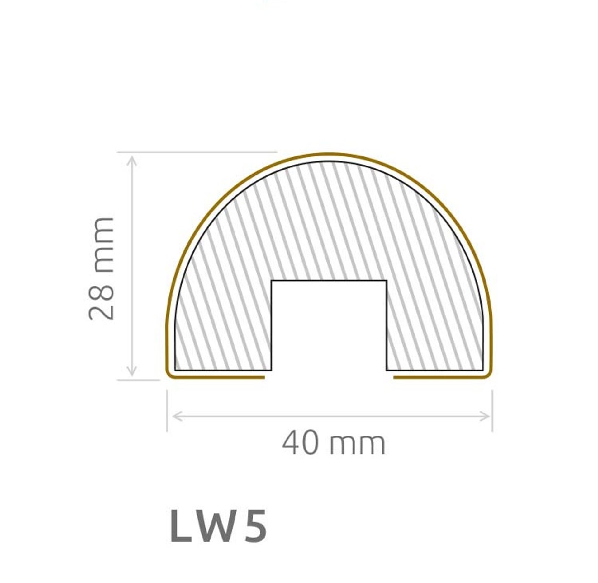 Wand- Akustikpaneel schwarz mit 6 Lamellen V1 B/H 48,4 cm / 275 cm Wotaneiche Welle