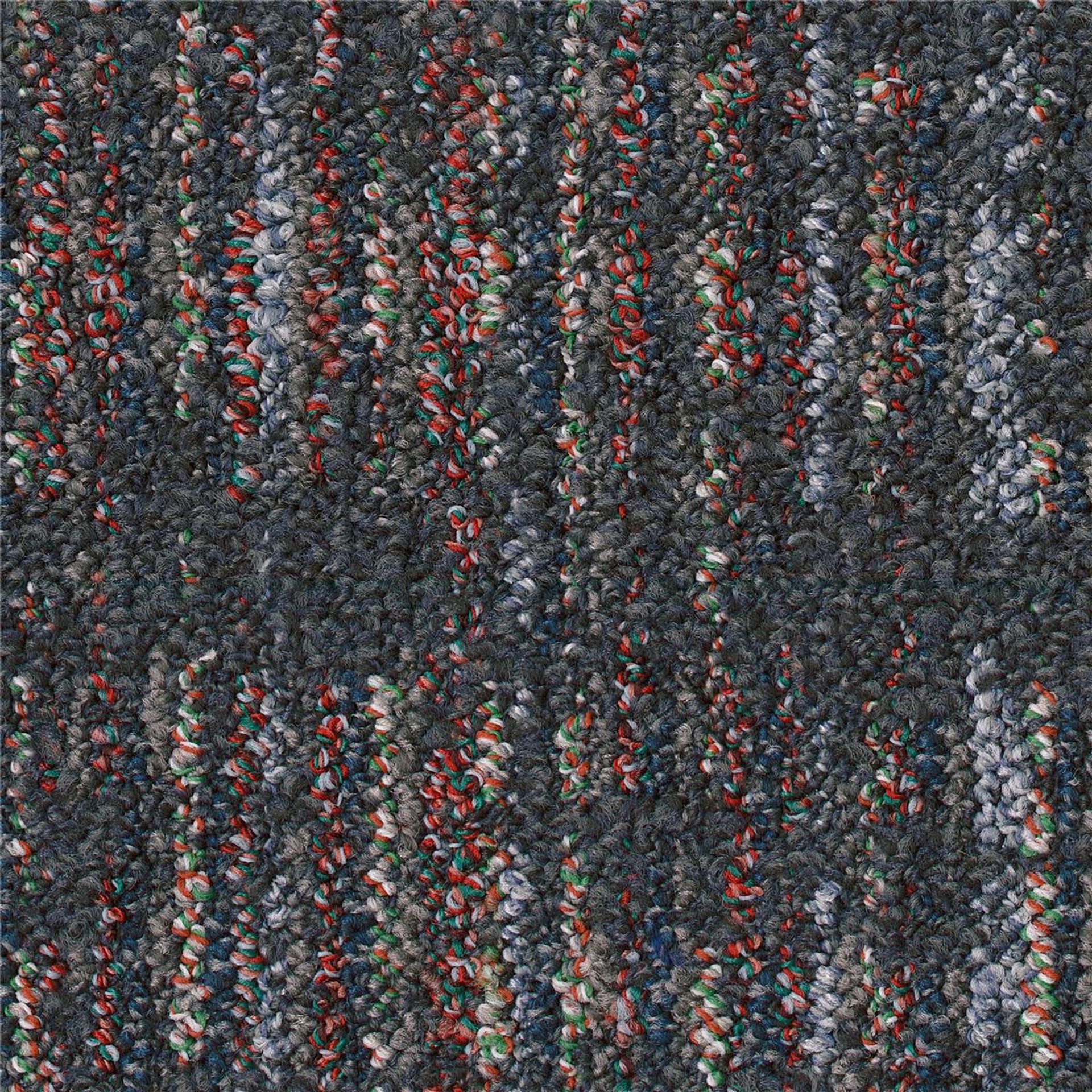 Teppichfliesen 50 x 50 cm Schlinge strukturiert Futurity AB54 9022 Grau Textur