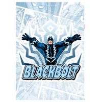Wandtattoo - Blackbolt Comic Classic  - Größe 50 x 70 cm