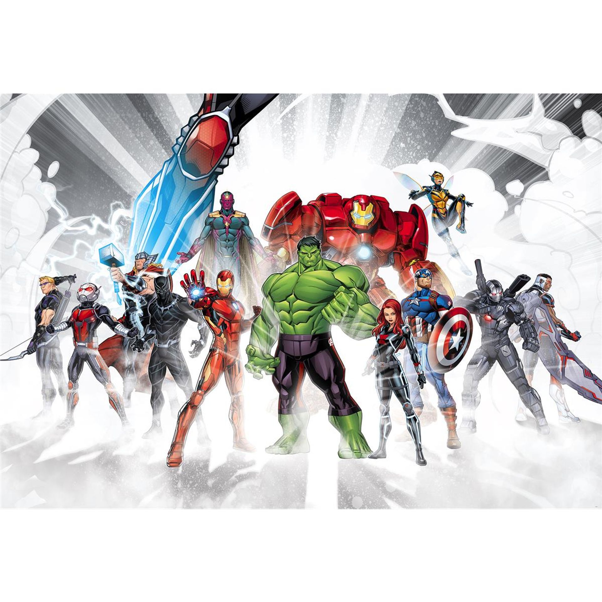 Papier Fototapete - Avengers Unite - Größe 368 x 254 cm