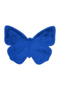 Teppich Lovely Kids 1125-Butterfly Blau 70 cm x 90 cm