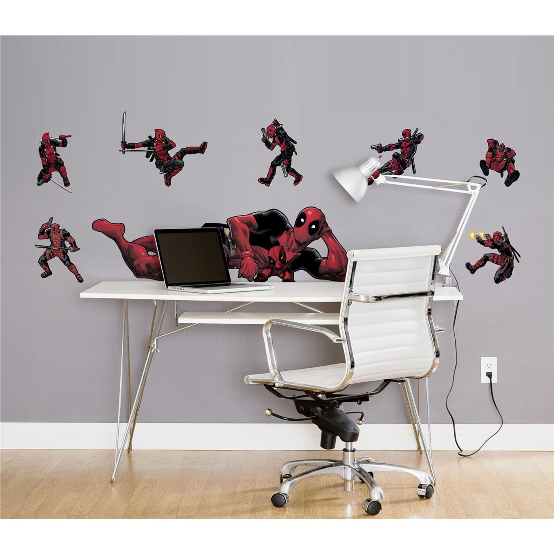 Wandtattoo - Deadpool Posing  - Größe 100 x 70 cm