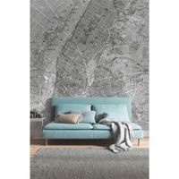Vlies Fototapete - NYC Map - Größe 200 x 250 cm