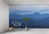 Vlies Fototapete - Blue Mountain - Größe 400 x 250 cm