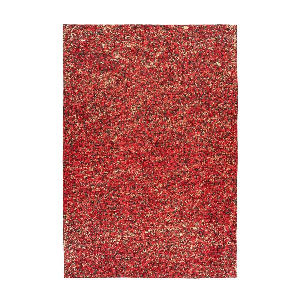 Teppich Finish 100 Rot / Gold 200 cm x 290 cm