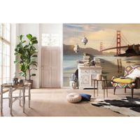 Vlies Fototapete - Golden Gate - Größe 400 x 250 cm