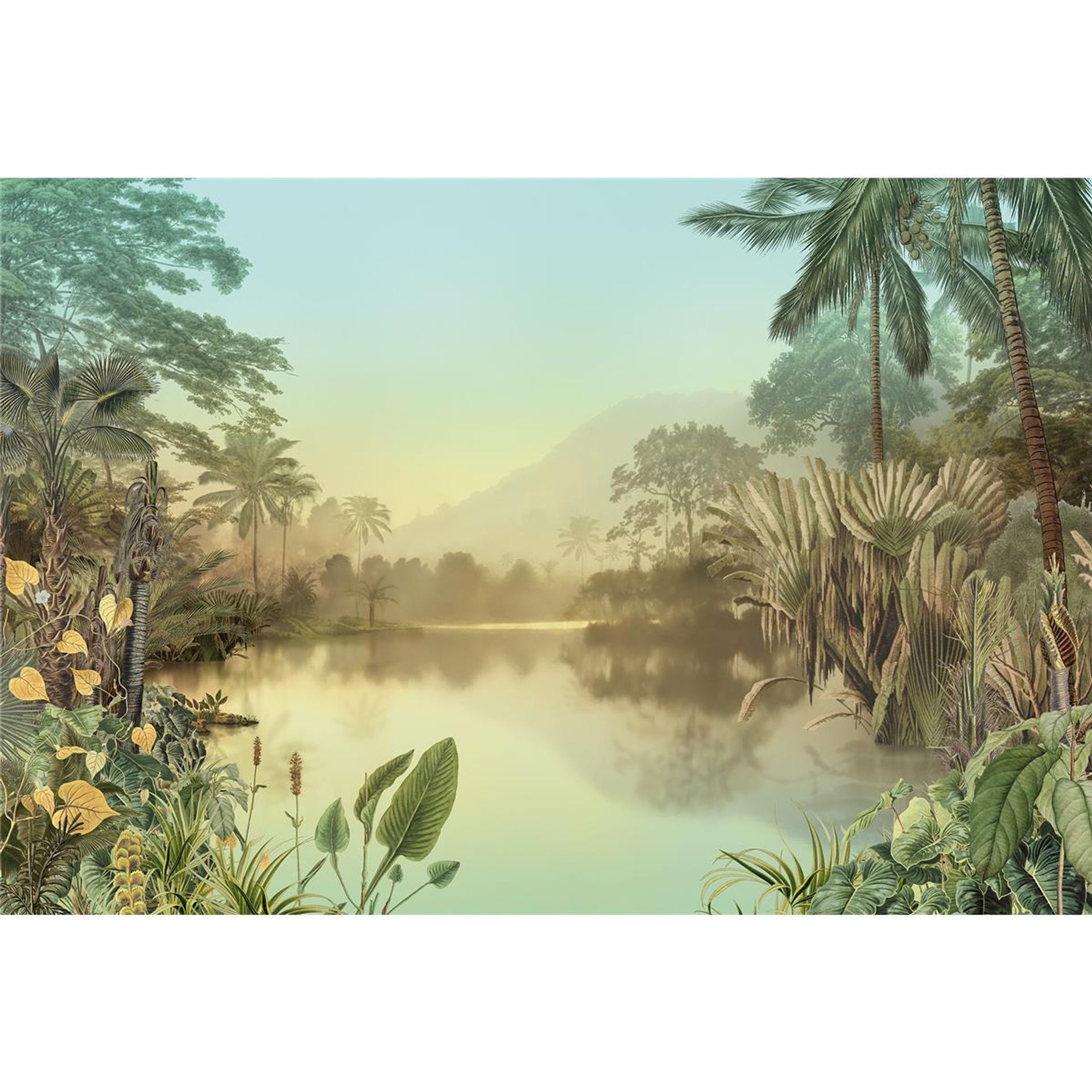 Vlies Fototapete - Lac Tropical - Größe 400 x 270 cm