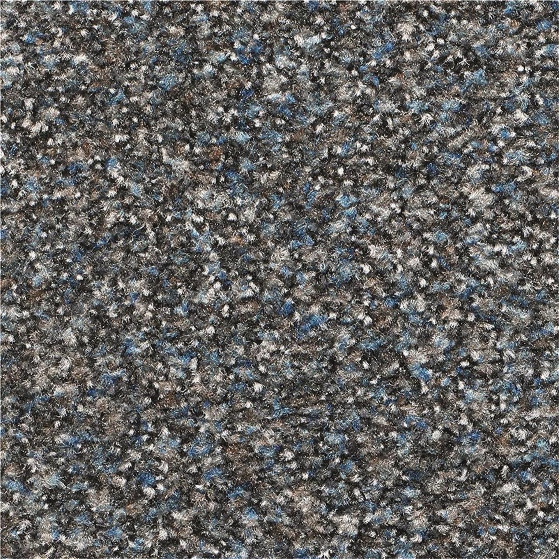 Sauberlauf Blau 45.02 mit Rand - Rollenbreite 130 cm