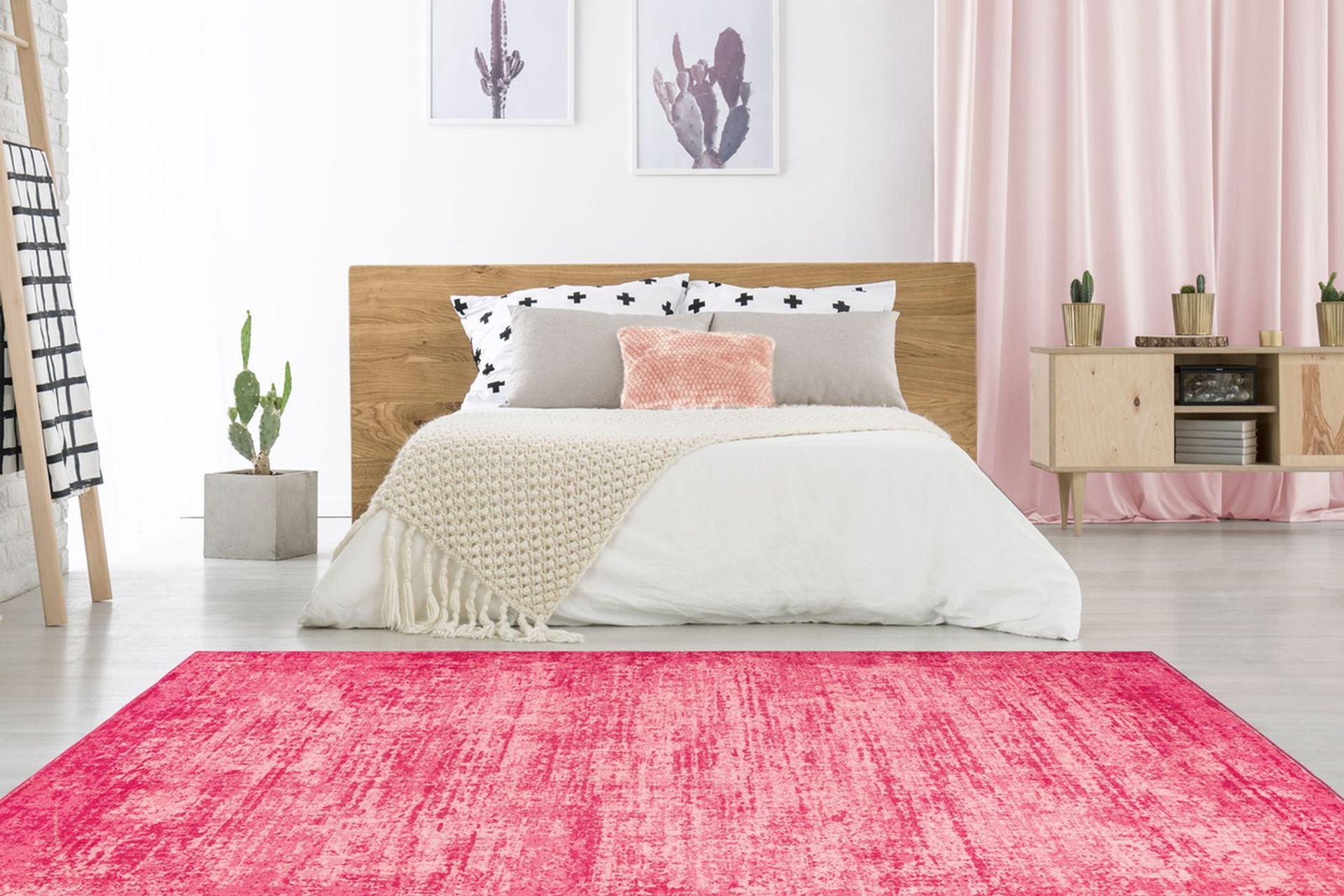 Teppich Piemont 1025 Pink 80 cm x 150 cm