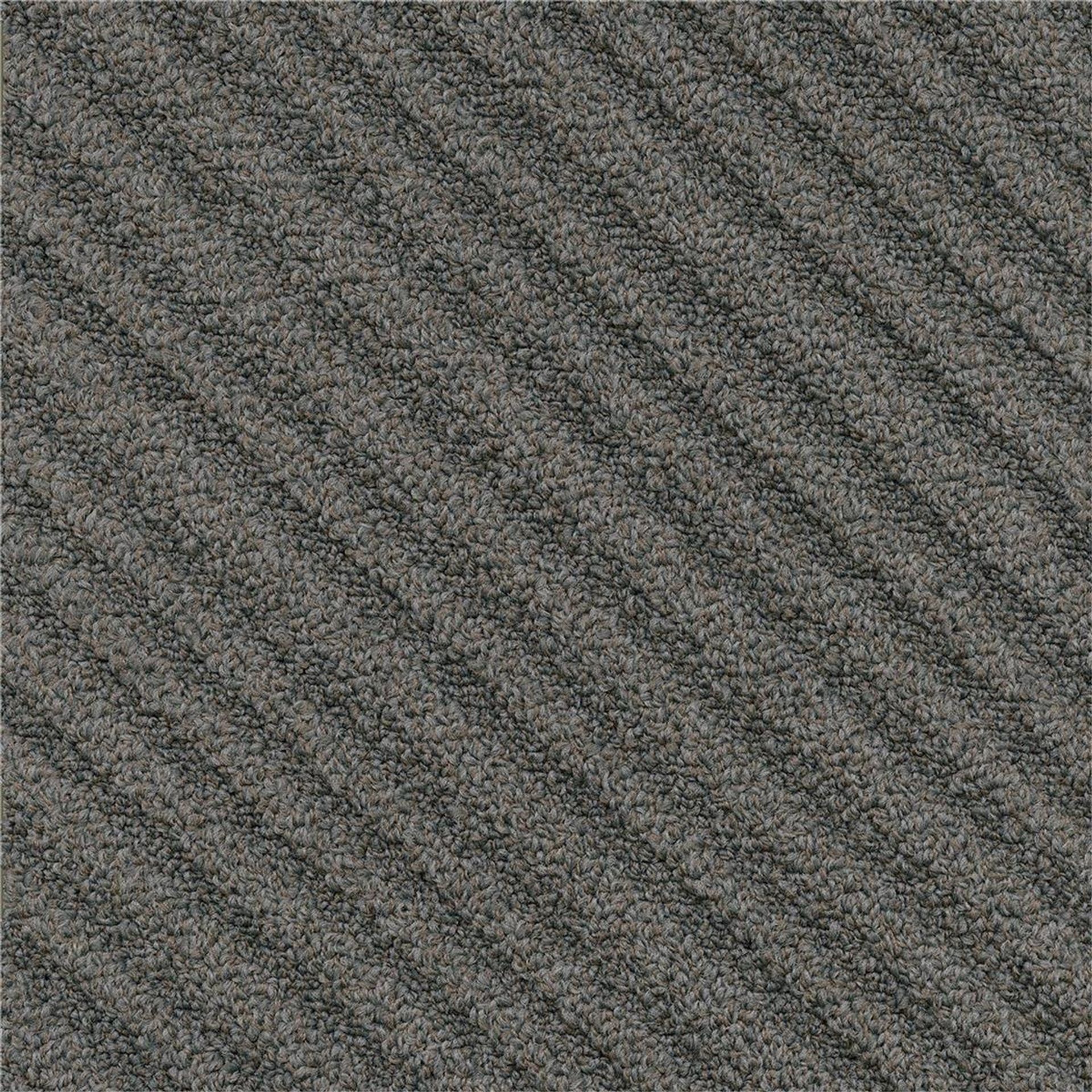 Teppichfliesen 25 x 100 cm Schlinge strukturiert Traverse B968 9524 Grau Linear
