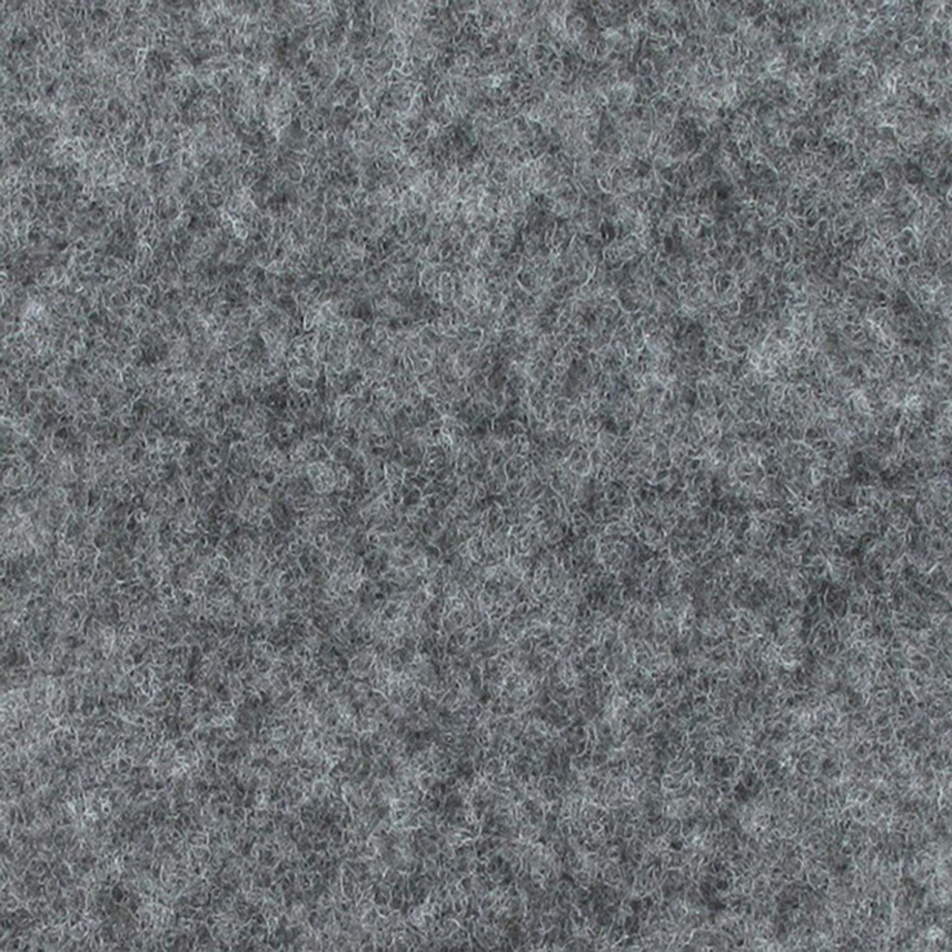 Messeboden Flacher-Nadelvlies EXPOSTYLE Grey 0905 mit Schutzfolie  - Rollenbreite 200 cm