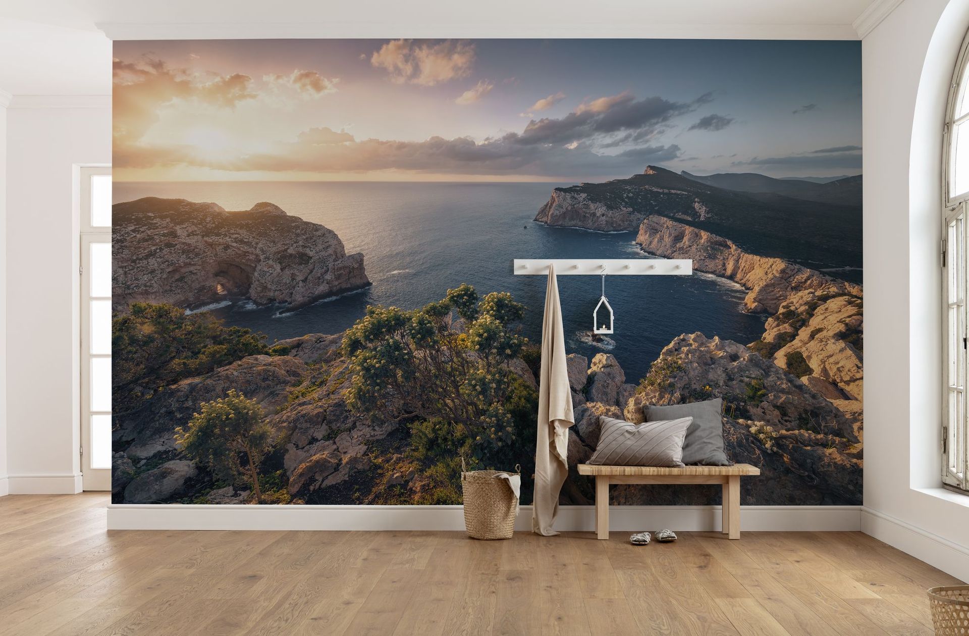 Vlies Fototapete - Mediterranes Spektakel - Größe 450 x 280 cm