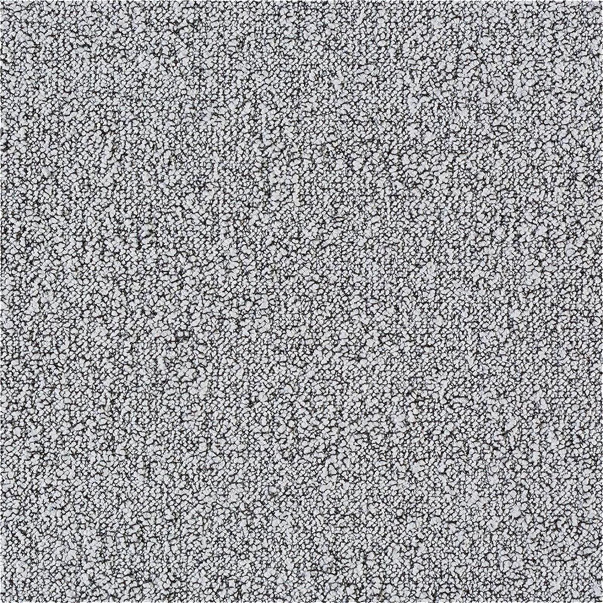 Teppichfliesen 50 x 50 cm Schlinge strukturiert Fields B751 1101 Weiß Allover
