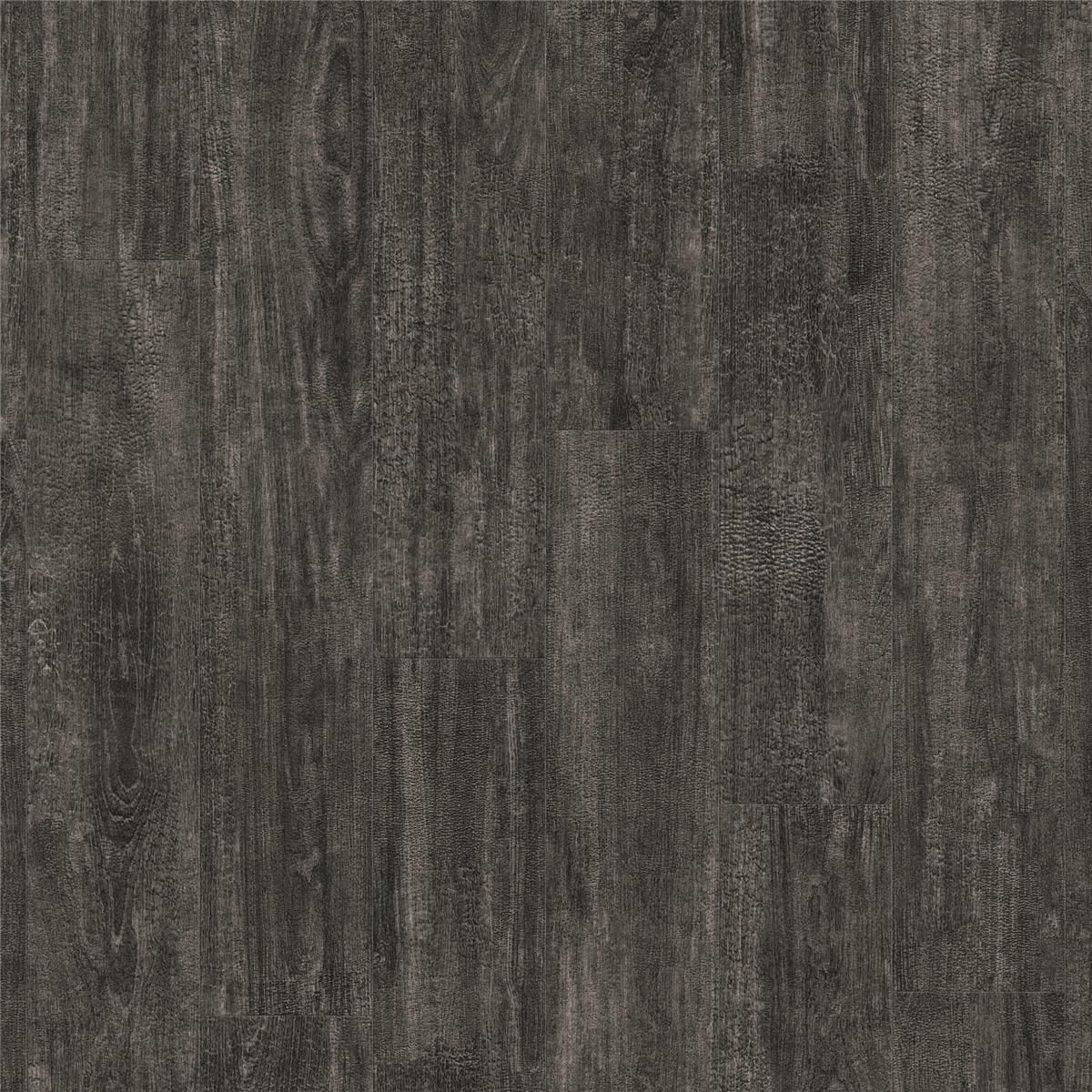 Designboden NATURALS-Charred Wood-Black Planke 120 cm x 20 cm - Nutzschichtdicke 0,55 mm